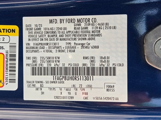 2024 Ford Mustang Base