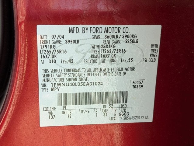 2005 Ford Excursion Base