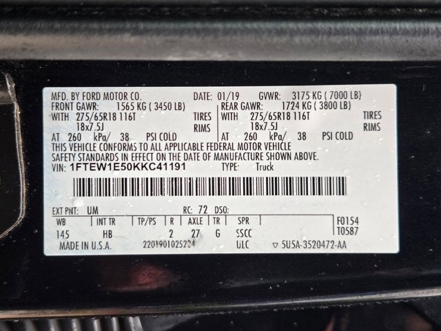 2019 Ford F-150 Base