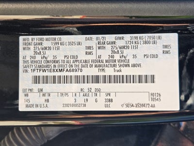 2021 Ford F-150 LARIAT