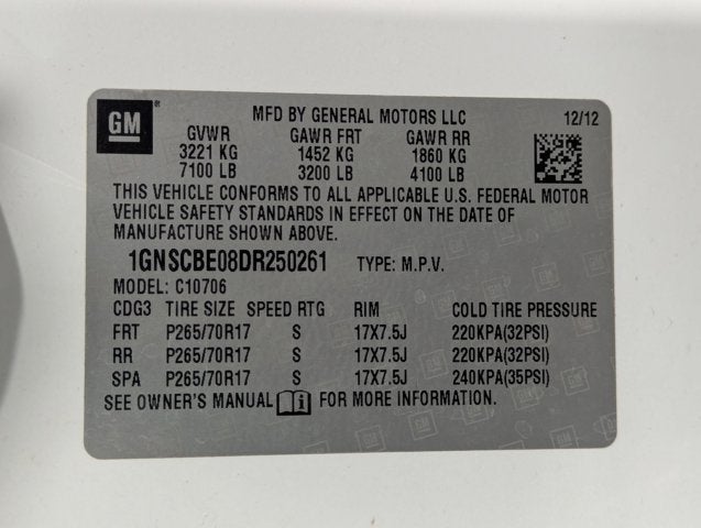 2013 Chevrolet Tahoe LT