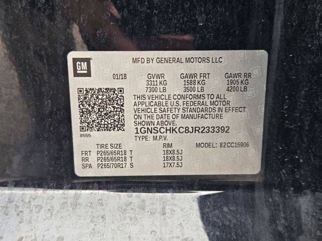 2018 Chevrolet Suburban LT