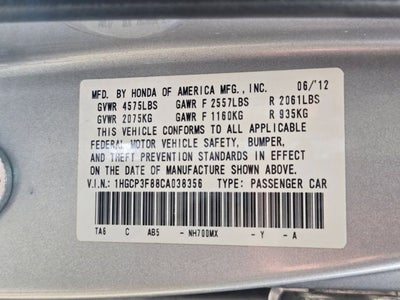 2012 Honda Accord EX-L