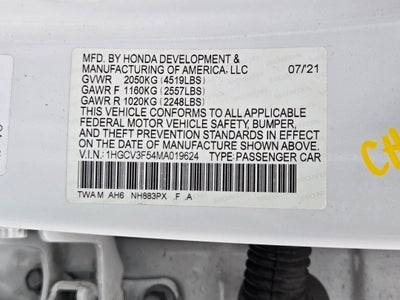 2021 Honda Accord Hybrid Hybrid EX-L