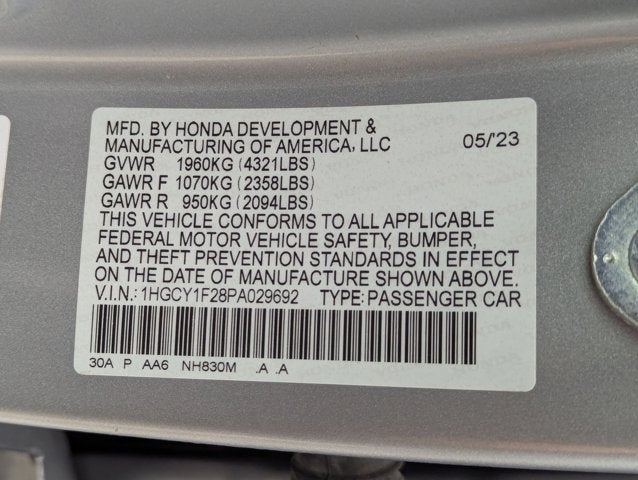 2023 Honda Accord Sedan LX