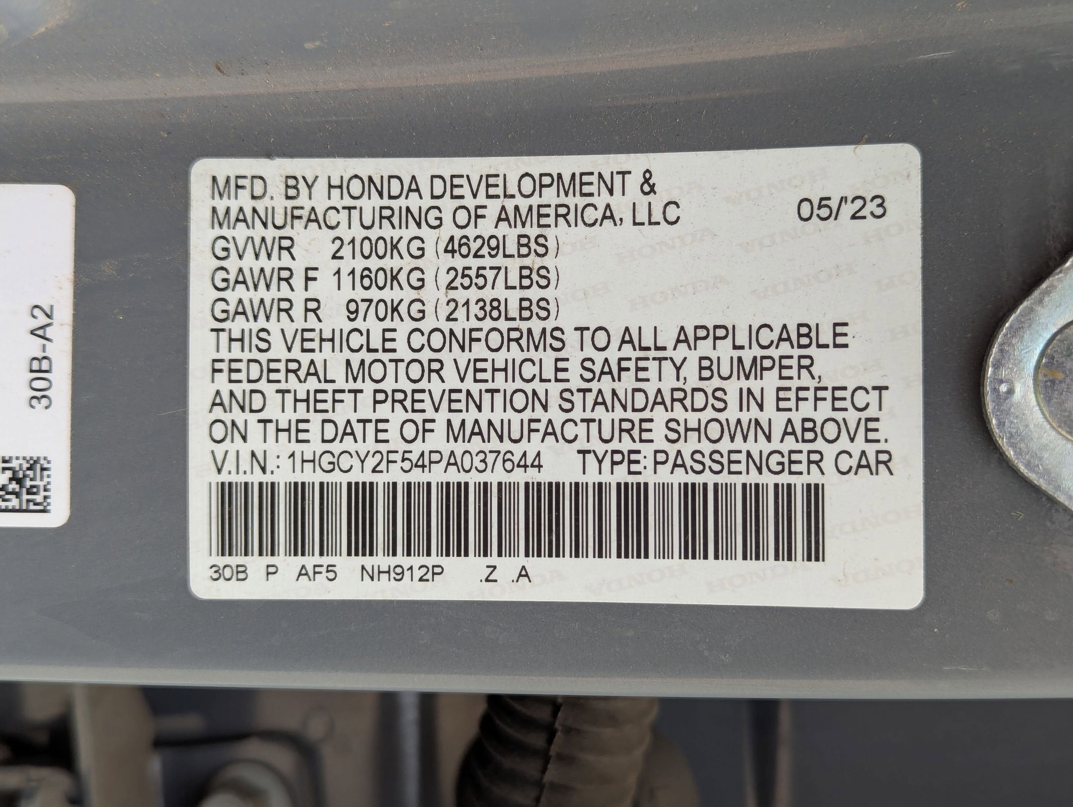 2023 Honda Accord Hybrid Sport