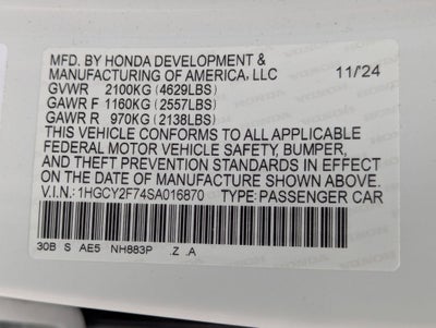 2025 Honda Accord Hybrid Sport-L