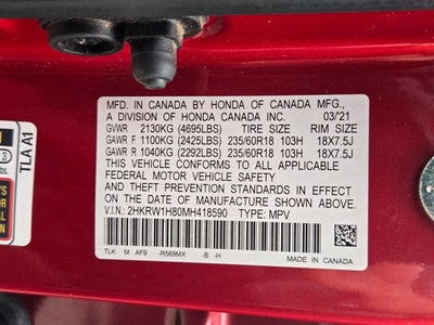 2021 Honda CR-V EX-L