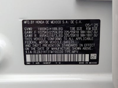 2026 Honda HR-V EX-L