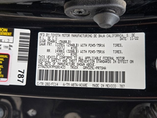 2023 Toyota Tacoma 2WD SR5