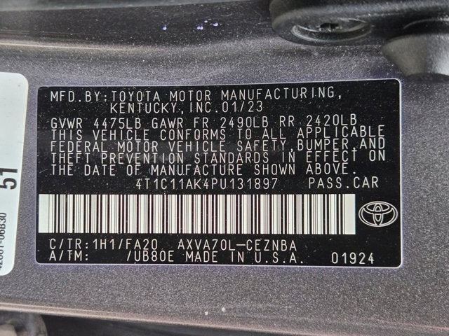 2023 Toyota Camry LE