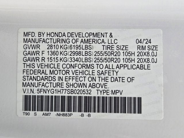 2025 Honda Pilot Base