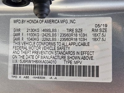 2019 Honda CR-V EX-L