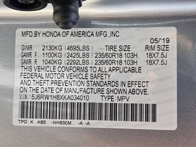 2019 Honda CR-V EX-L