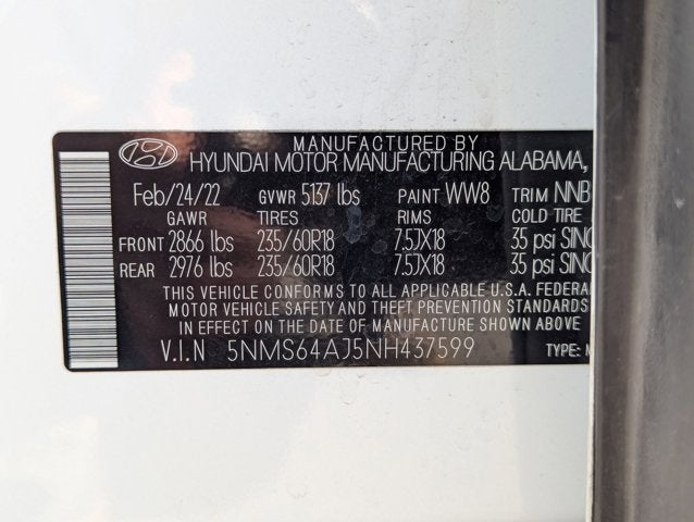 2022 Hyundai Santa Fe XRT