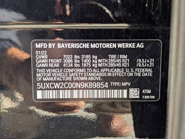 2022 BMW X7 xDrive40i