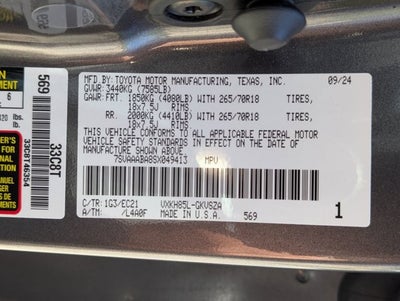 2025 Toyota Sequoia SR5