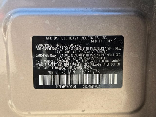 2014 Subaru Forester 2.5i Touring