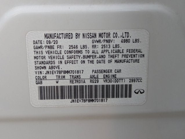 2021 INFINITI Q50 3.0t LUXE