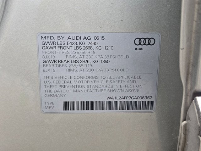 2016 Audi Q5 Premium Plus