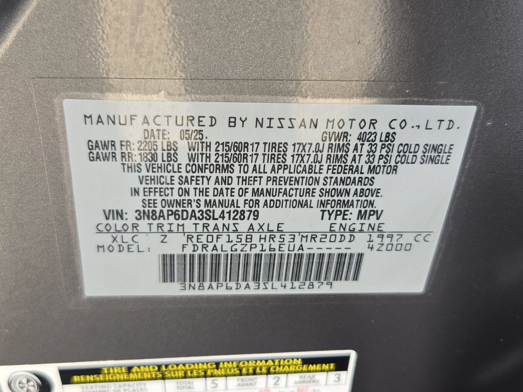 2025 Nissan Kicks SR