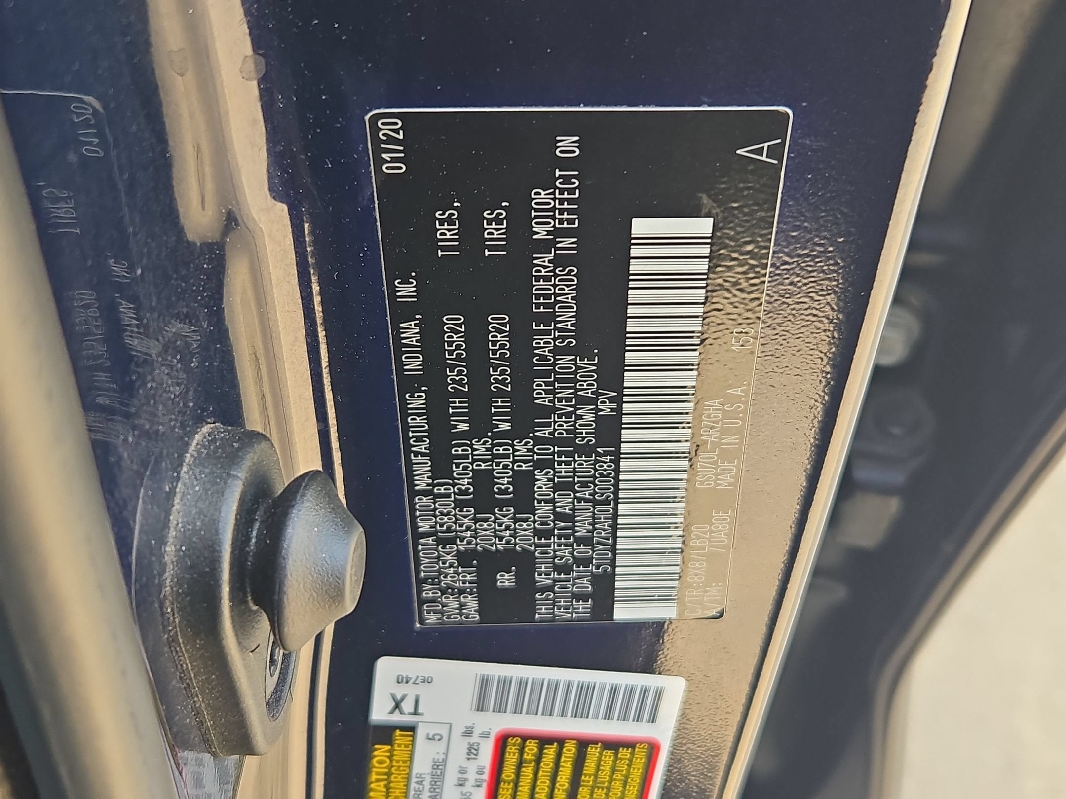 2020 Toyota Highlander Limited