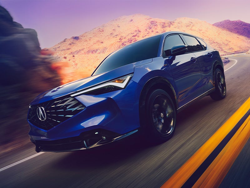 Acura SUV on the highway