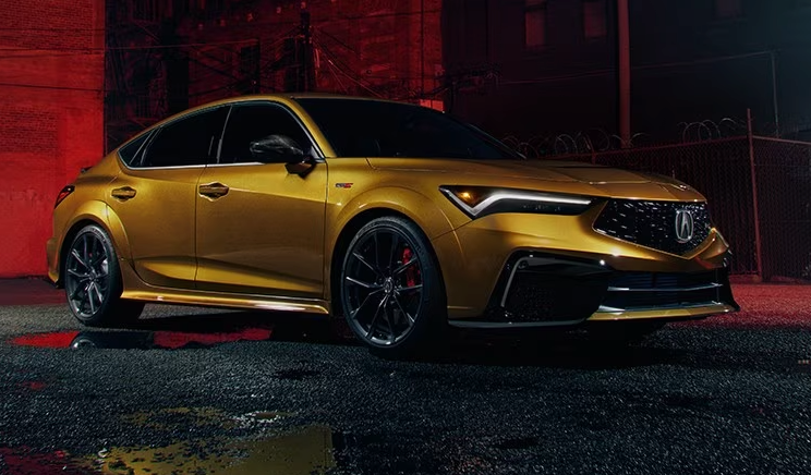 2024 Acura Integra Type S parked at night