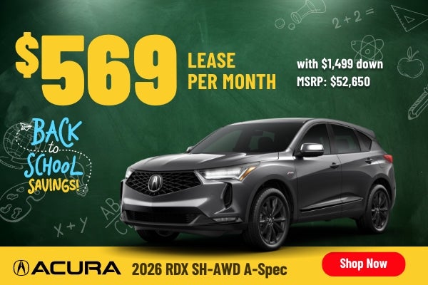 Gunn Acura RDX sales banner