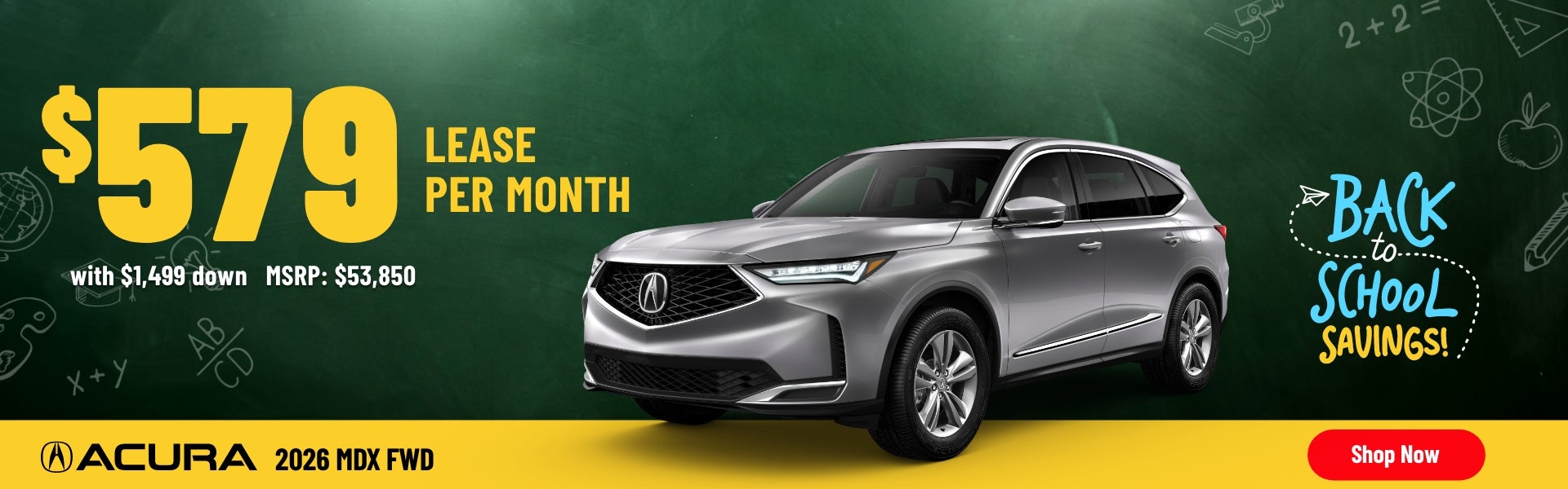 Gunn Acura MDX sales banner