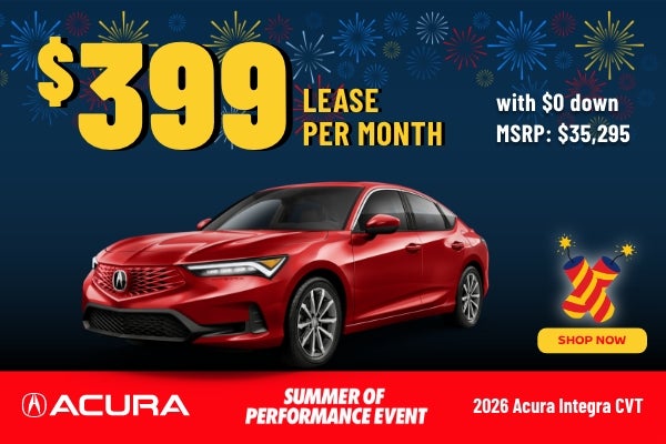 Gunn Acura Integra sales banner