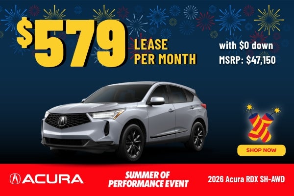 Gunn Acura RDX sales banner