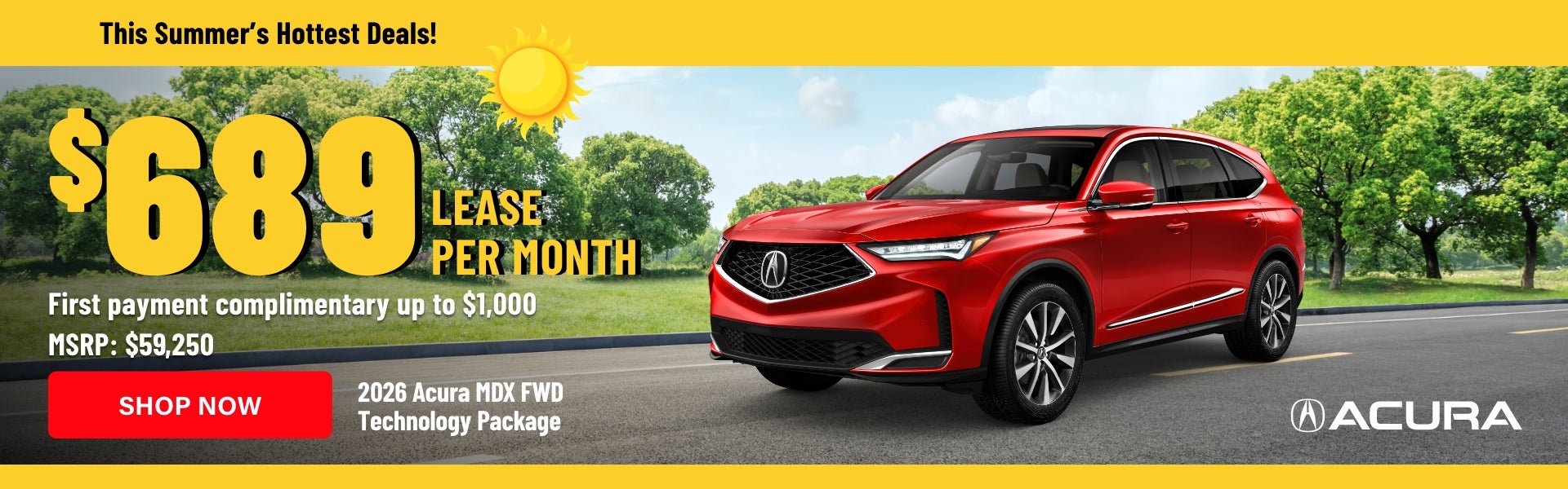 Acura MDX banner