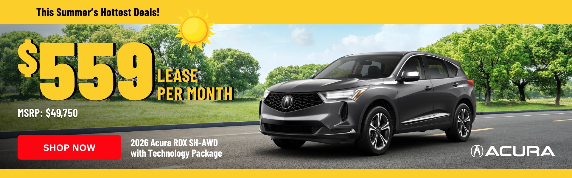 Acura RDX banner