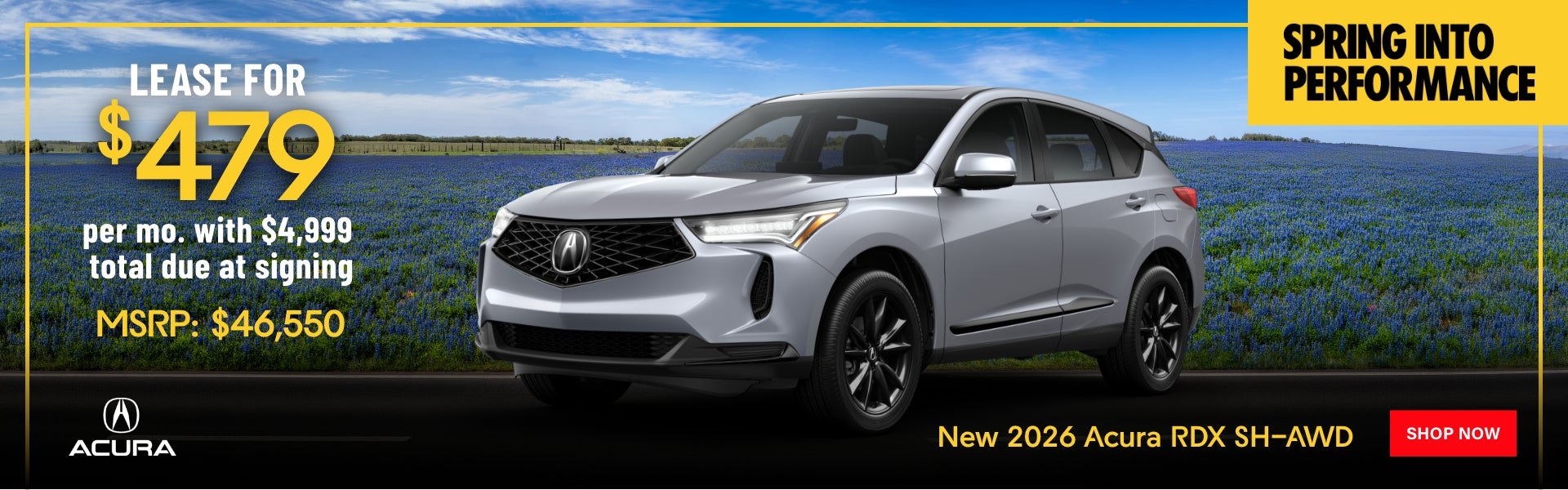 Gunn Acura RDX sale banner