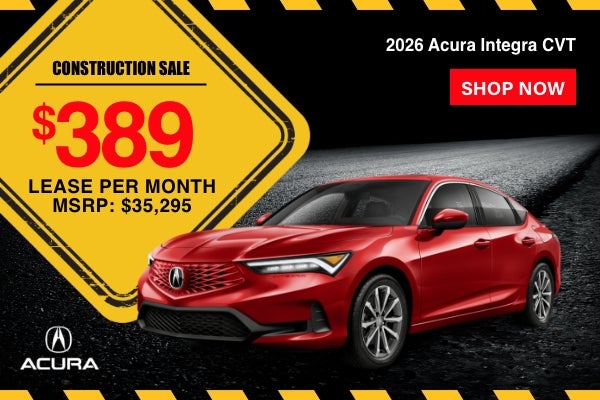Gunn Acura Integra sales banner