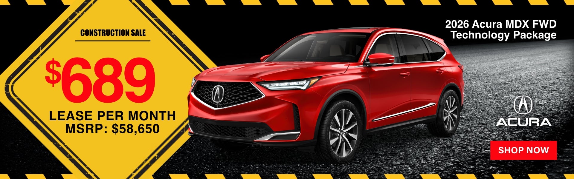 Gunn Acura MDX sales banner