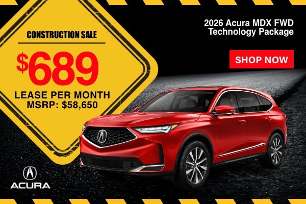 Gunn Acura MDX sales banner