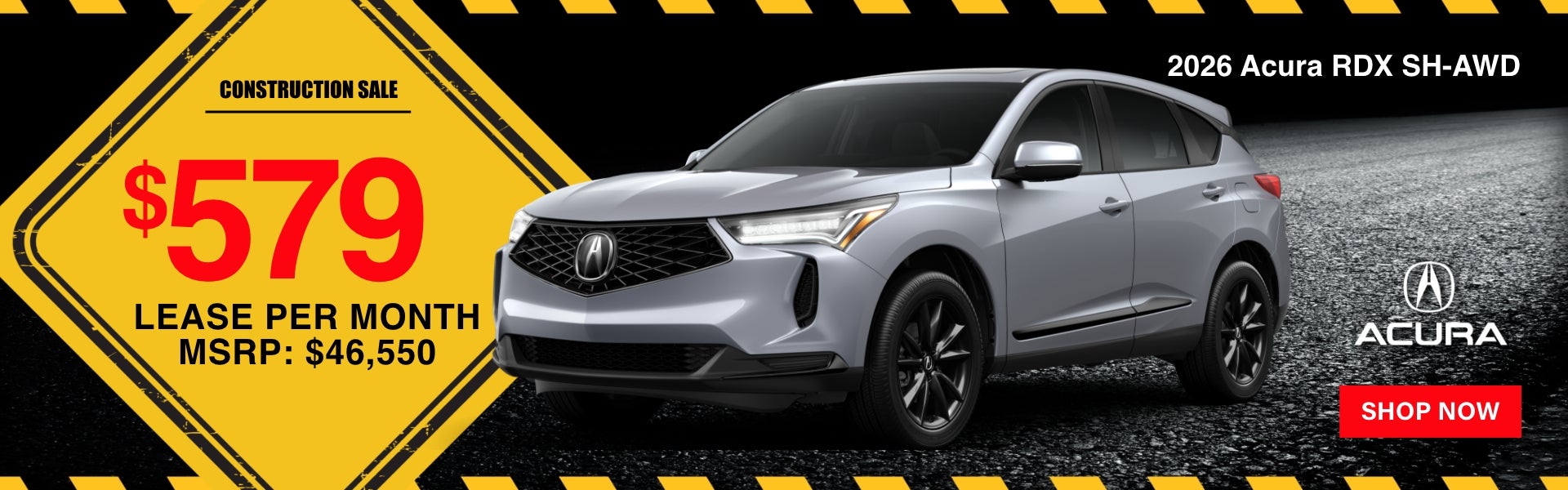 Gunn Acura RDX sales banner