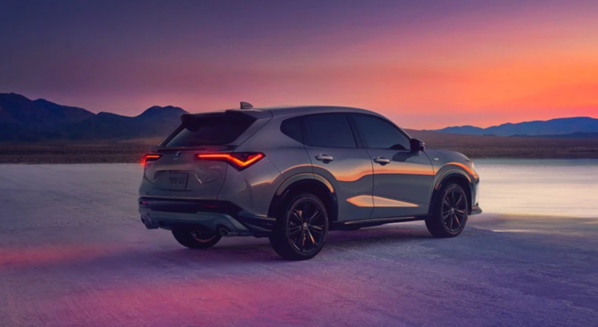 all-new Acura ADX parked in the sunset