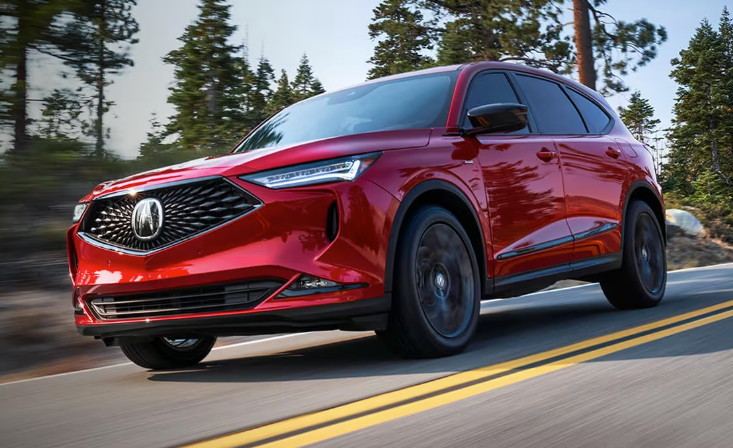 red acura mdx